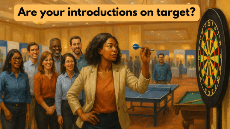 Ditching the Elevator Pitch: Embracing Memory Darts for Memorable Events